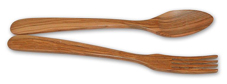 Berard Salatbesteck "Parisien" 35 cm Olivenholz