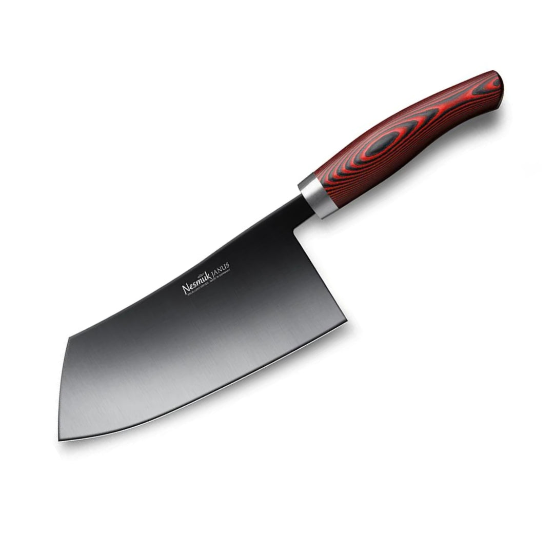 Nesmuk Janus Chinesisches Kochmesser Micarta Red