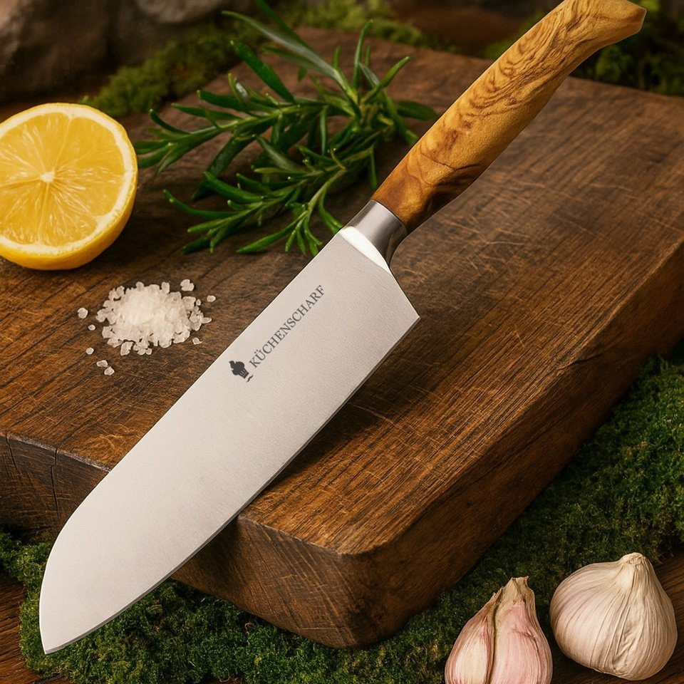 Küchenscharf Santoku 16 cm (100% Solinger Handwerkskunst).