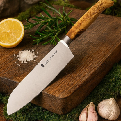 Küchenscharf Santoku 16 cm (100% Solinger Handwerkskunst).