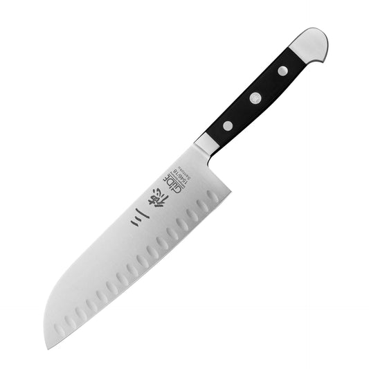 Güde Alpha Santoku mit Kullen 18 cm