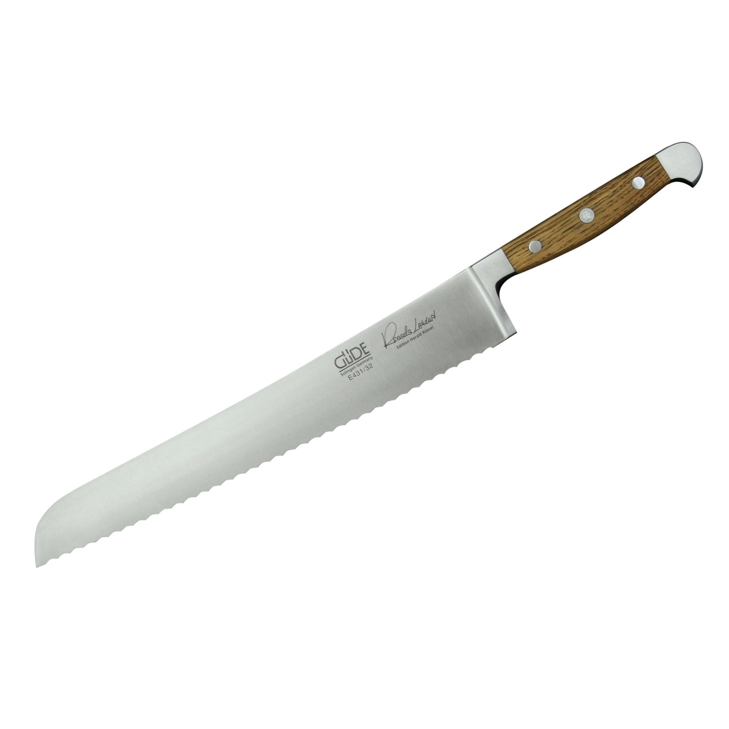 Güde Alpha Fasseiche Brotmesser 32 cm rechts- und linkshänder