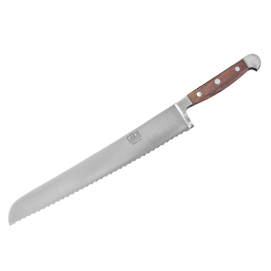 Güde Alpha Walnuss Brotmesser 32 cm linkshänder