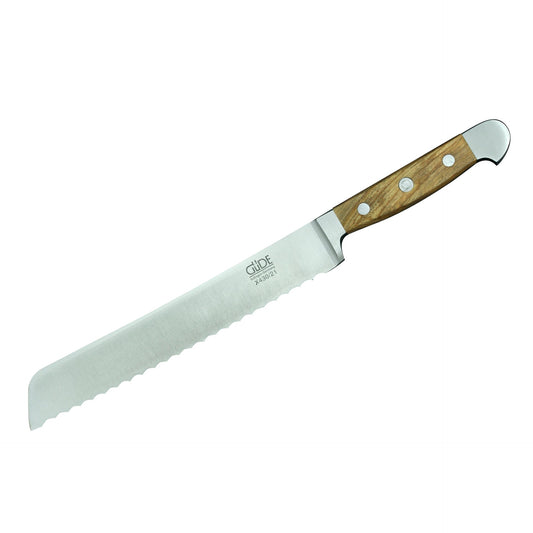 Güde Alpha Olive Brotmesser 21 cm rechts- und linkshänder