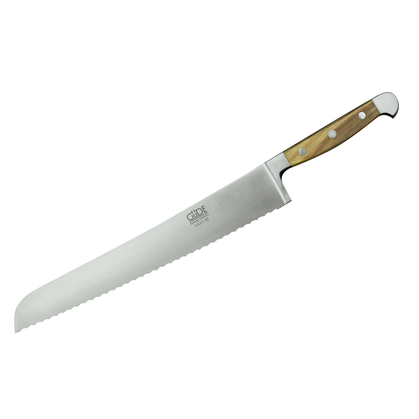 Güde Alpha Olive Brotmesser 32 cm rechtshänder