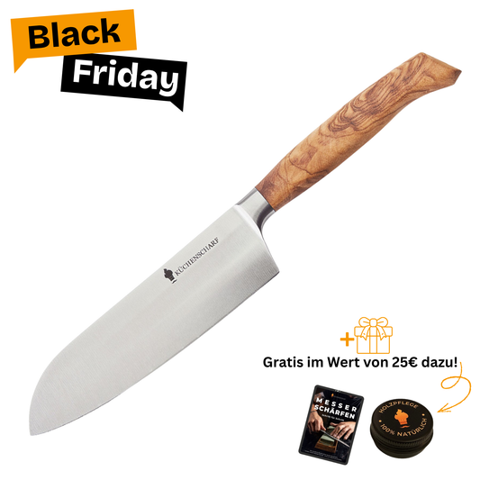 Küchenscharf Santoku 16 cm (100% Solinger Handwerkskunst)