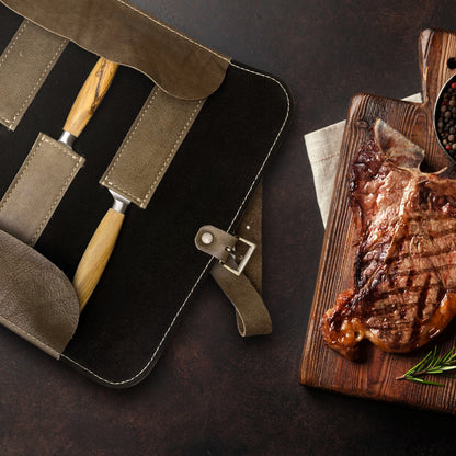 Küchenscharf Porterhouse Steakmesser Set 5tlg